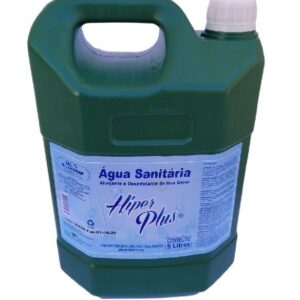 Alvejante com Cloro Agua Sanitiaria Galao 5L Hiper Plus