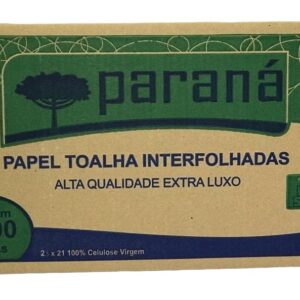 Papel toalha interfolhas Parana cx 2000Folhas