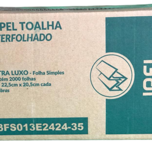 Papel Toalha Interfolhas Super Luxo Premium 3 Dobras Caixa 2000folhas T3FS013E2424-35