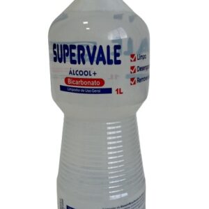 Alcool Limpador Liquido Com Bicarbonato Frasco 1L Supervale