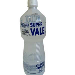 Alcool Etilico Hidratado Liquido Frasco 1L 46° INPM Supervale