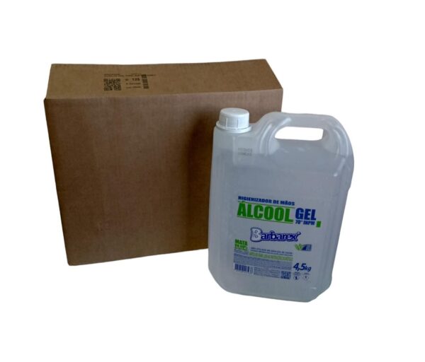 Alcool Em Gel_70 INPM Barbarex_Caixa com3x5L