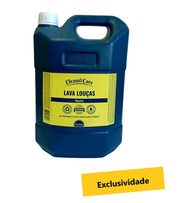 Detergente Clean e Care Galao 5L Neutro Lava Loucas