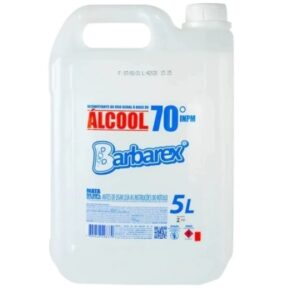 Alcool Etilico Hidratado Liquido 70 INPM Galao 5L Barbarex