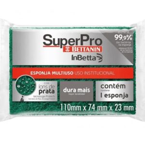 Esponja de Loucas Esponja dupla face Bettanin Superpro Unitaria Ref 9410