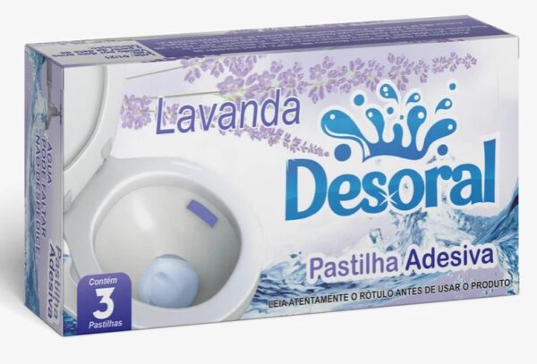 Pastilhas Adesivas Para Sanitario C/3 Un Desoral