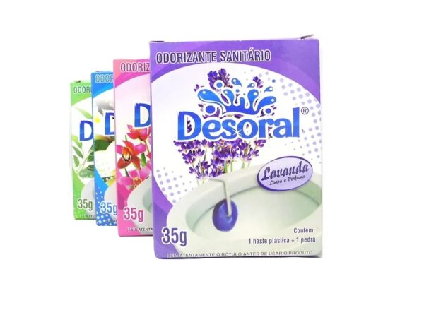 Pedra Sanitaria Odorizante Sanitario 35g Desoral