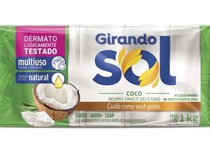 Sabão em Barras de Coco 5x200g Girando Sol