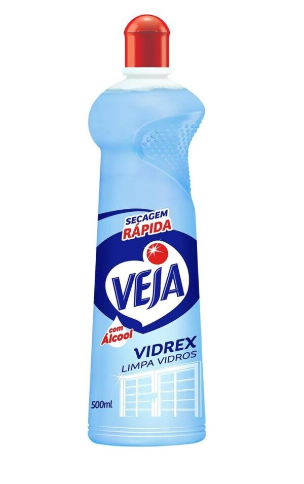 Limpa Vidros Veja Vidrex Squeeze Frasco 500mL