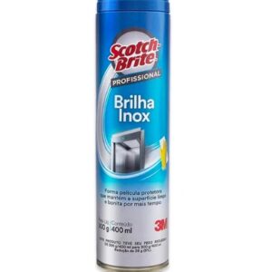 Brilha Inox Limpador em Spray 400mL Scotch Brite 3M