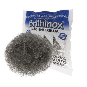 Esponja Esfregao de Aco Inox Brilhinox 10g