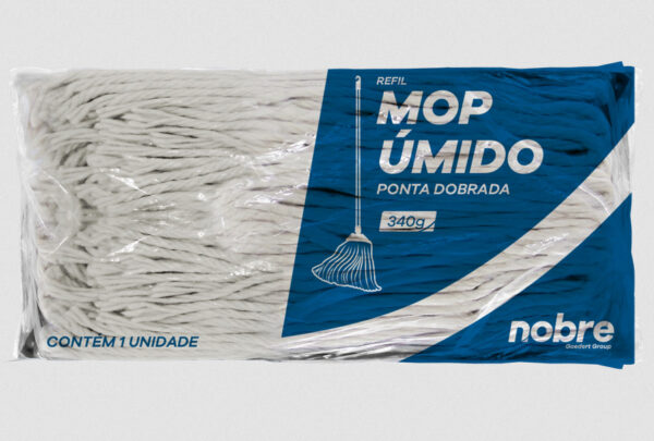 Refil Mop Umido 340g Nobre