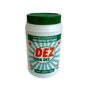 Soda Caustica Escamas Pote 1kg Soda Dez