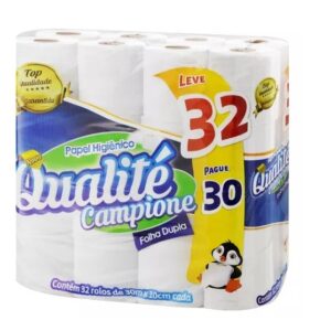 Papel Higienico Qualite IPEL com 32 Rolos 30 Folhas Duplas