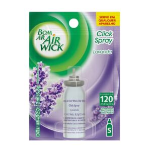 Odorizador Refil Click Spray Campos de Lavanda 12mL Bom Ar