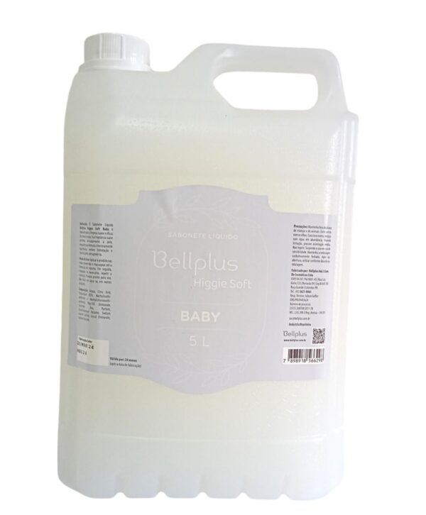 Sabonete Liquido Cremoso Galao 5L Baby Higgie Soft