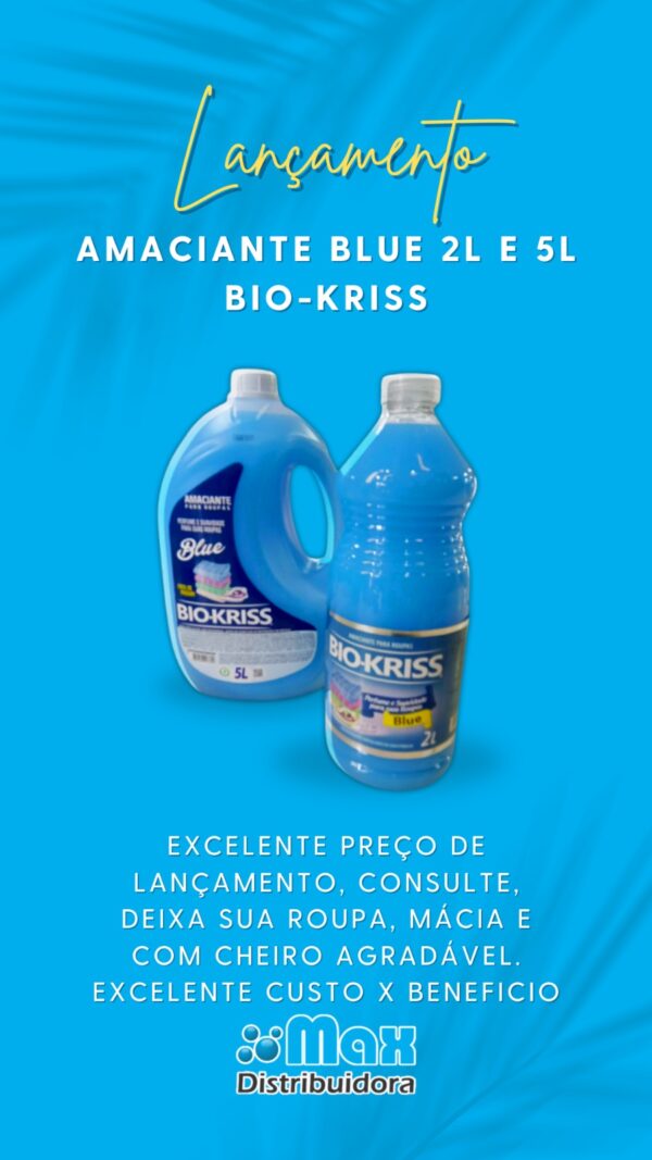 Lancamento AMACIANTE BIO-KRISS Limpeza e Higiene Max