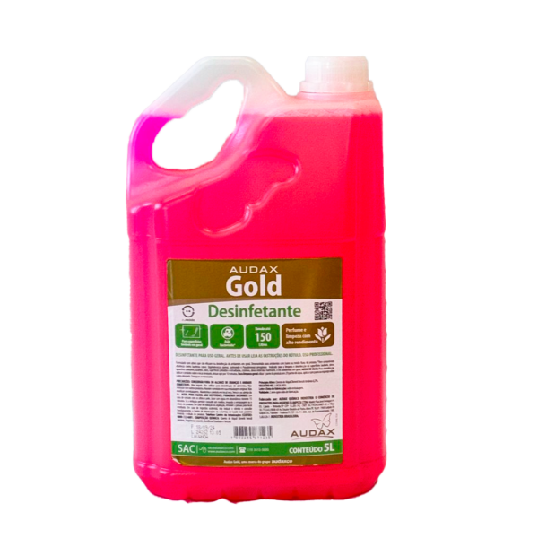 Desinfetante Gold Concentrado 5L – Floral – Audaxco