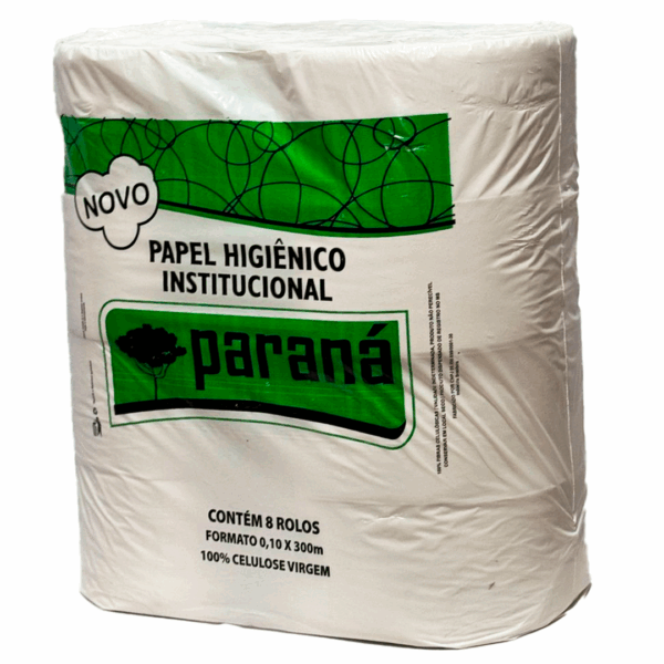 Papel Higiênico Rolão FRD 100% Celulose 8x300m – Paraná F.S. (Embalagem Verde) - Imagem 2