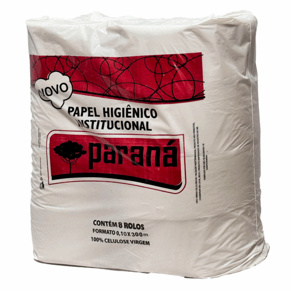 Papel Higiênico Institucional Branco FRD 8x300m – Paraná F.S. (Embalagem VML) - Imagem 2