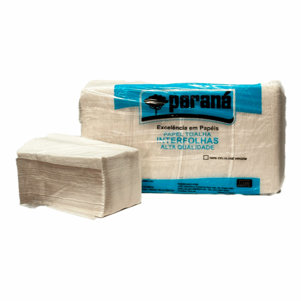 Papel Toalha Interfolhas 100% Celulose 20x21cm c/1000 – Paraná (Embalagem Transparente, Pacote) - Imagem 3